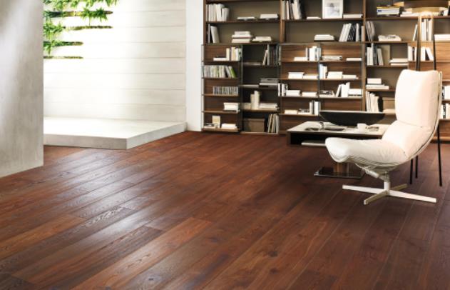 实木复合地板×咖啡色，暖意满满！