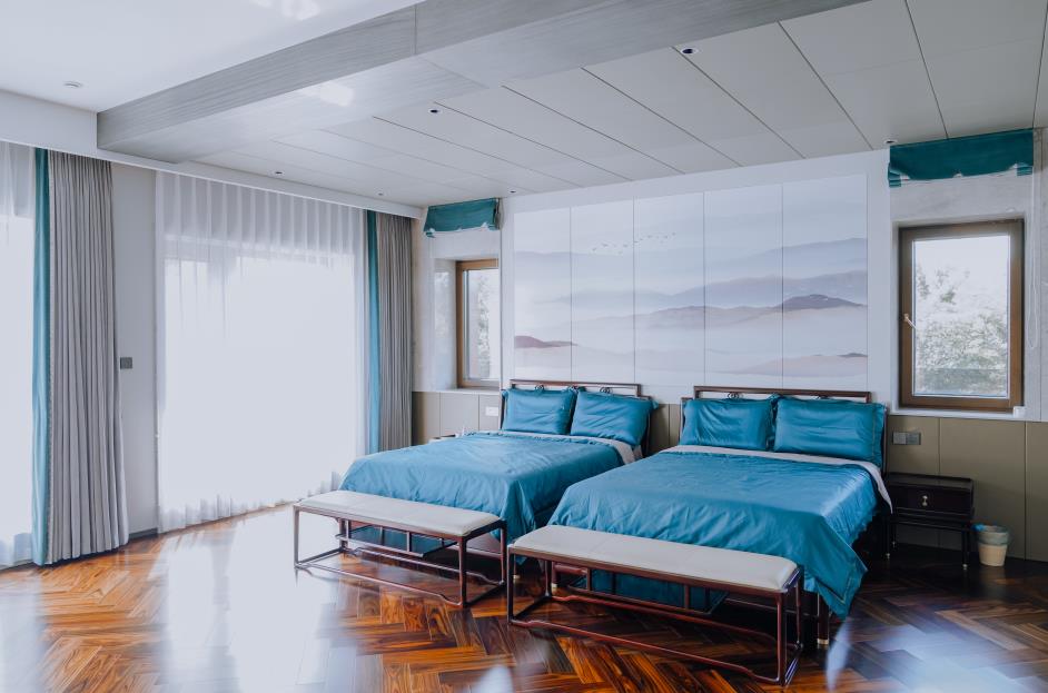 实木复合地板 | 新中式卧室，悠然而居！